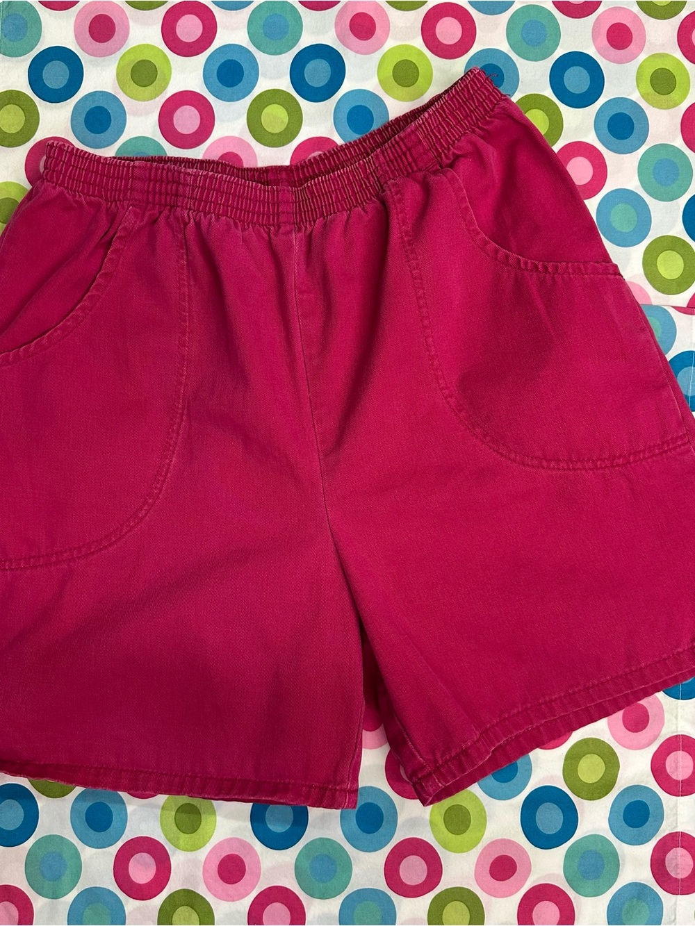 Vintage Y2K Cherokee Pink Elastic Waist Shorts Women’s